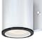 Westinghouse Fixture Wall Outdr LED Dimmableable 8.5W Mayslick Nickel Luster Frosted Glass 6580700 - alternate 4